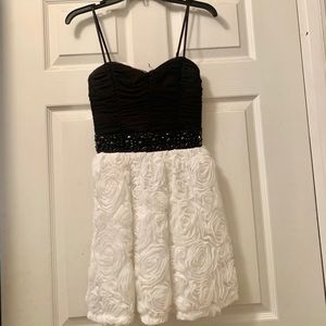 Tulle Rose Mini Dress